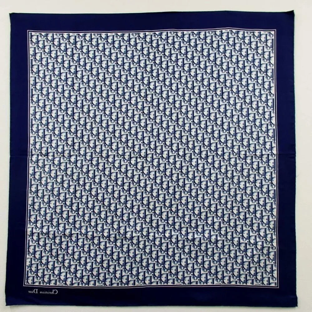 Authentic Christian Dior Trotter scarf silk